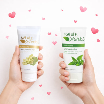 Combo de Pie verde y crema hidratante de cuerpo